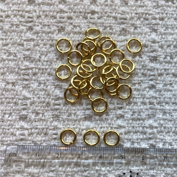 Jump Rings Gold Plated - Picture 3 of 7